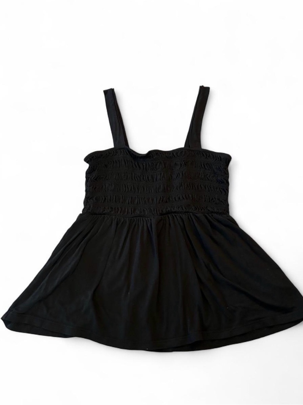 American Eagle Outfitters Black babydoll Tank